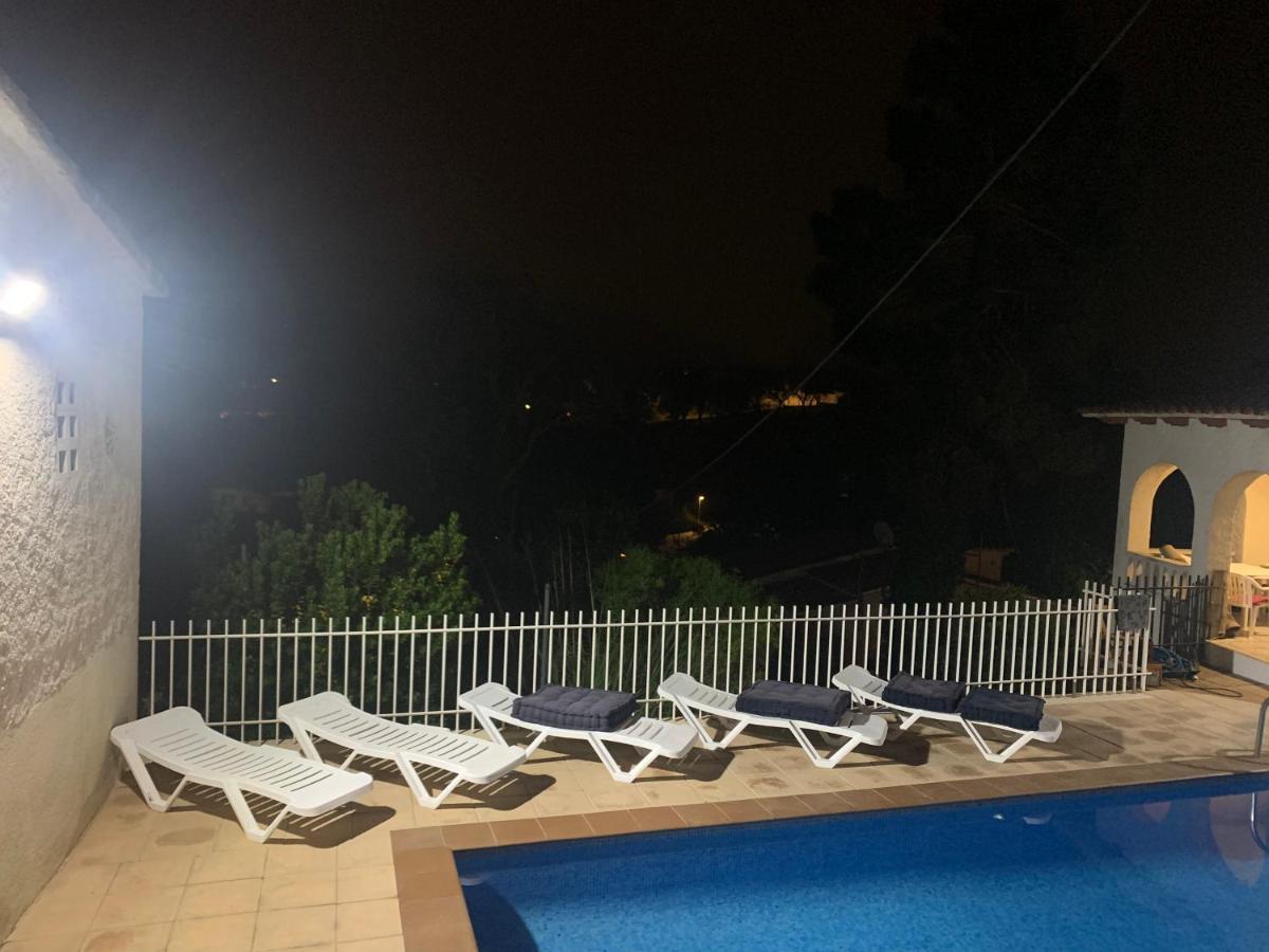 Villa Mas Blau Lloret de Mar Bagian luar foto
