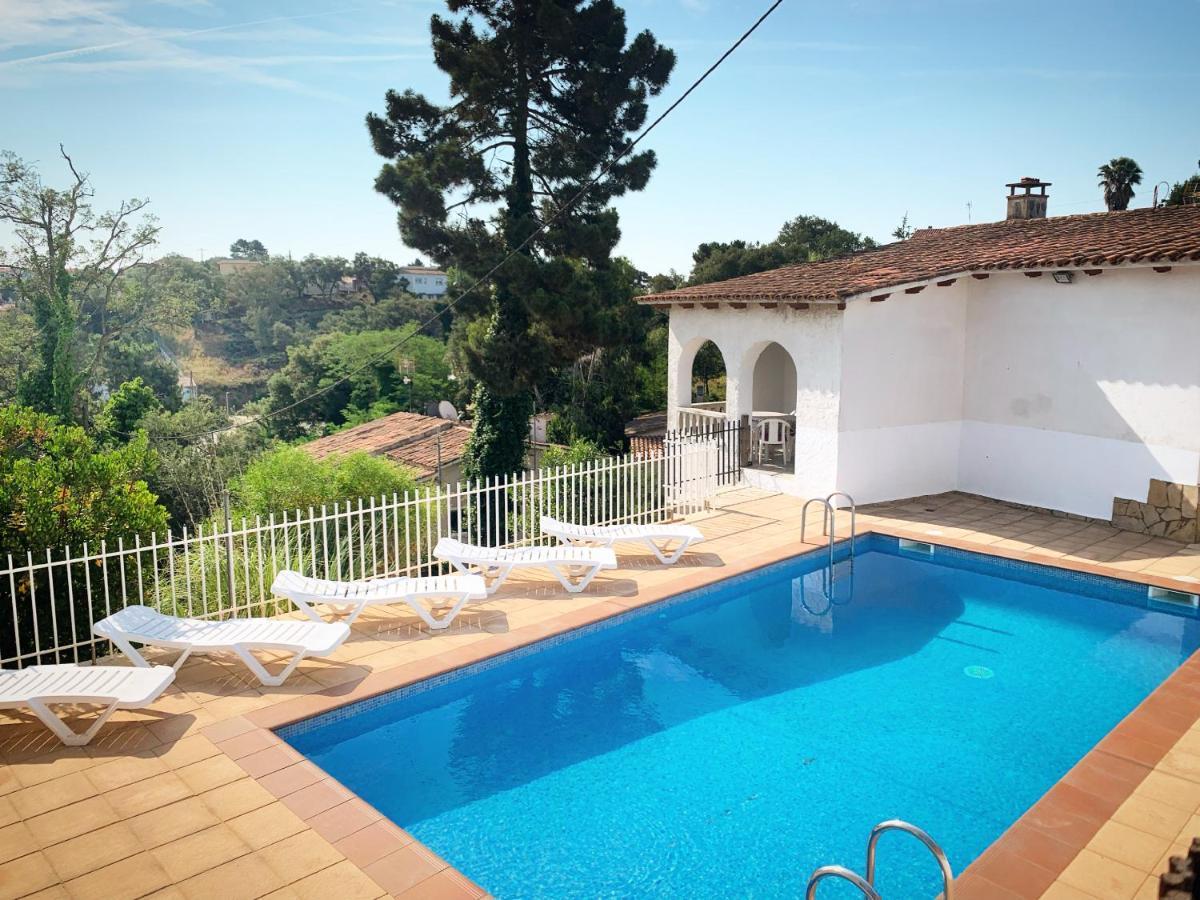 Villa Mas Blau Lloret de Mar Bagian luar foto