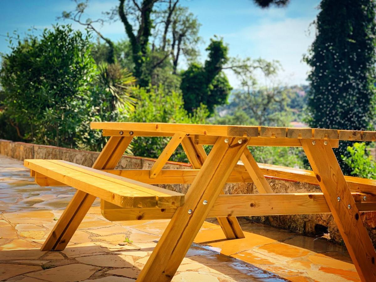Villa Mas Blau Lloret de Mar Bagian luar foto